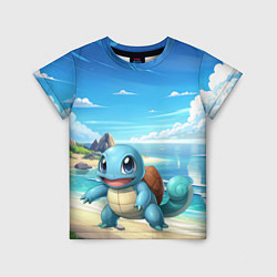 Футболка детская Pokemon Squirtle, цвет: 3D-принт