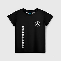 Детская футболка Mercedes benz logo white auto