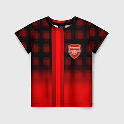 Детская футболка Arsenal fc sport geometry steel