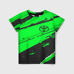 Детская футболка Toyota sport green