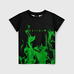 Детская футболка Destiny fire green