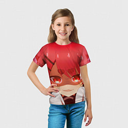 Футболка детская Моя подруга олениха Нокотан Нэко Нэкоямада, цвет: 3D-принт — фото 2