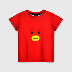 Футболка детская BT21 Tata, цвет: 3D-принт