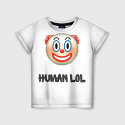 Футболка детская Human Fall Clown, цвет: 3D-принт