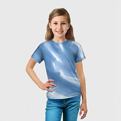 Футболка детская Снежный покров, цвет: 3D-принт — фото 2