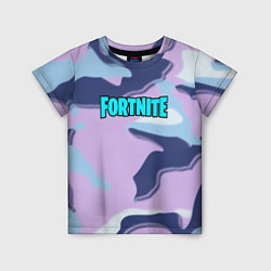 Детская футболка Fortnite camo steel