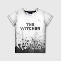 Детская футболка The Witcher - white gradient посередине