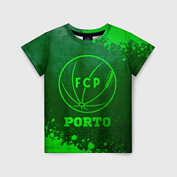 Детская футболка Porto - green gradient