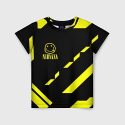 Детская футболка Nirvana geometry yellow