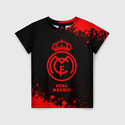 Детская футболка Real Madrid - red gradient