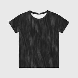 Футболка детская Мех чёрной кошки, цвет: 3D-принт