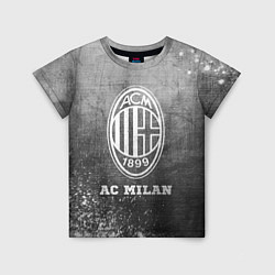 Детская футболка AC Milan - grey gradient