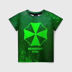 Детская футболка Resident Evil - green gradient