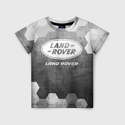 Детская футболка Land Rover - grey gradient