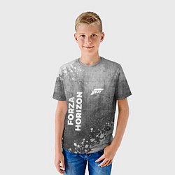 Футболка детская Forza Horizon - grey gradient вертикально, цвет: 3D-принт — фото 2