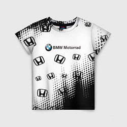 Детская футболка BMW x honda pattern