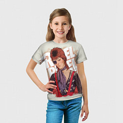 Футболка детская David Bowie Rebel, цвет: 3D-принт — фото 2