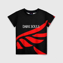 Детская футболка Dark souls game wings