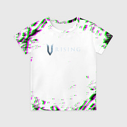 Футболка детская Vrising глитч краски, цвет: 3D-принт