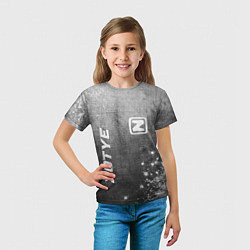 Футболка детская Zotye - grey gradient вертикально, цвет: 3D-принт — фото 2