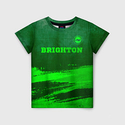 Детская футболка Brighton - green gradient посередине