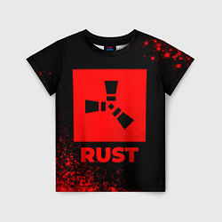 Футболка детская Rust - red gradient, цвет: 3D-принт