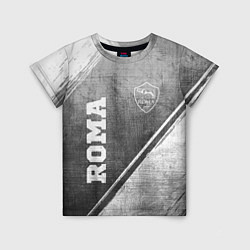 Детская футболка Roma - grey gradient вертикально