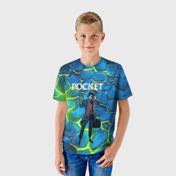 Футболка детская Pocket Deadlock, цвет: 3D-принт — фото 2