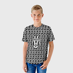 Футболка детская Juventus fc pattern, цвет: 3D-принт — фото 2