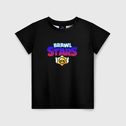 Детская футболка Brawl stars neon logo