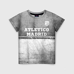 Детская футболка Atletico Madrid - grey gradient посередине