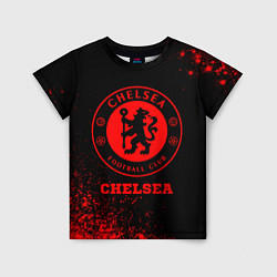 Детская футболка Chelsea - red gradient