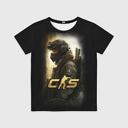 Детская футболка Counter strike спецназовец