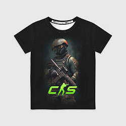 Футболка детская CS counter terrorist, цвет: 3D-принт