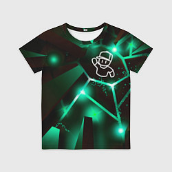 Футболка детская Stumble Guys разлом плит, цвет: 3D-принт