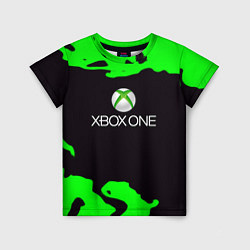 Детская футболка Xbox fire green