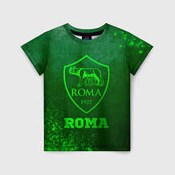 Детская футболка Roma - green gradient