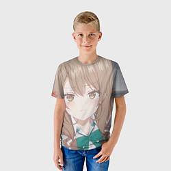 Футболка детская Аля иногда кокетничает со мной по русски Мария, цвет: 3D-принт — фото 2