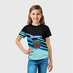 Футболка детская Team Fortress line, цвет: 3D-принт — фото 2