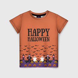 Детская футболка Happy Halloween pattern