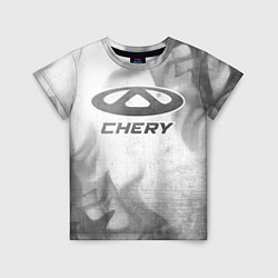 Детская футболка Chery - white gradient