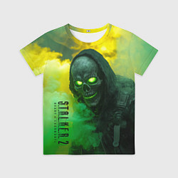Футболка детская Stalker 2 скелет череп, цвет: 3D-принт