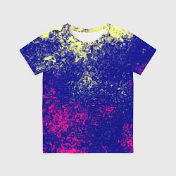 Футболка детская Брызги красок фильтр, цвет: 3D-принт