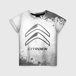 Детская футболка Citroen - white gradient