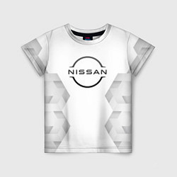 Детская футболка Nissan white poly