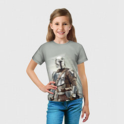 Футболка детская The Mandalorian - Din Djarin, цвет: 3D-принт — фото 2