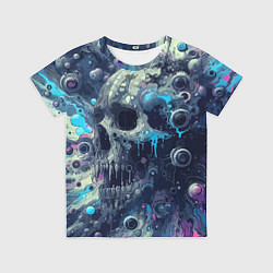 Футболка детская Vanguard compozition with skull - ai art fantasy, цвет: 3D-принт