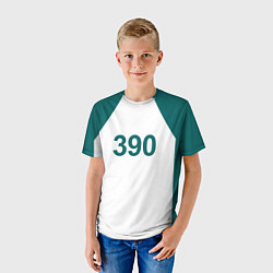 Футболка детская Игра в кальмара 390, цвет: 3D-принт — фото 2