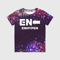 Футболка детская Праздничный Enhypen, цвет: 3D-принт