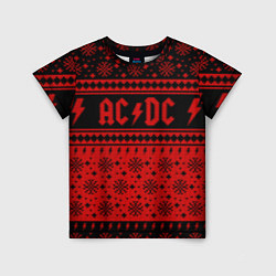 Детская футболка ACDC christmas sweater